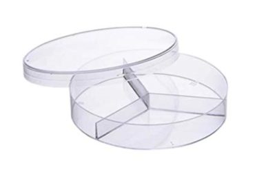 پلیت استریل میکروبی 8 سانتی متری سه خانه تانیا 8cm Petri dish